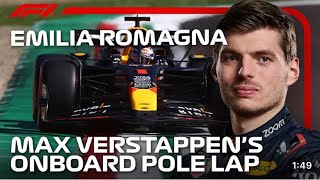 Max verstappen's Pole Lap Emilia Romagna Grand Prix [F1 2024]