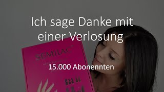 Ich sage danke mit einer Verlosung