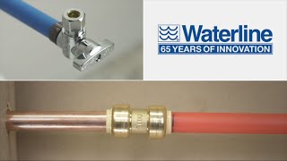 How to install a PEX supply stop valve