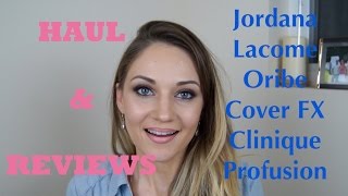 Haul & Reviews: Jordana/Clinique/L'oreal/Oribe & MORE!