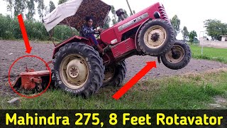 Mahindra B275 Tractor With 8 Feet Rotavator • Arjun Tractor • Very Powerfull Tractor | Royal Kheti