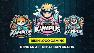 🔴 Cara Membuat Logo ESport (Gaming) pakai AI Bing - Tutorial AI Bing