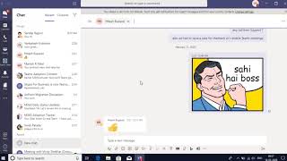 [V] How to use Chat in Microsoft Teams