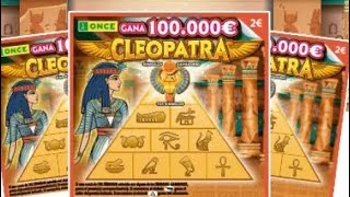 ¿Como puede ganar 100,000 euro? CLEOPATRA - Rascas de la Once, 5 April 2024