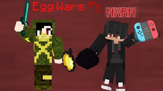 Egg Wars Duos FT. NXRN! (Cubecraft Bedrock Nintendo Switch)