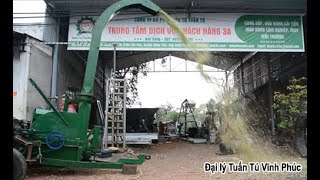 MÁY BĂM CỎ TRANG TRẠI - Máy băm cỏ di động