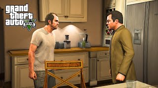 GTA V -  Michel Meeting Trevor After (10 Years) Apart In His Home