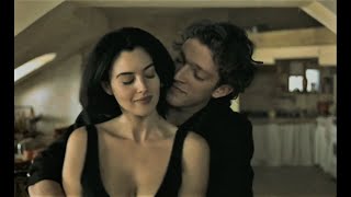 Monica Bellucci forces Vincent Cassel to dance in The Apartment 1996