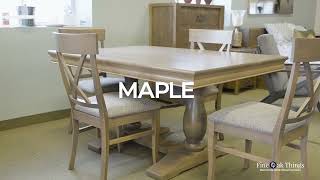 Solid Wood Furniture - Wood Types at Fine Oak Things