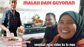 Malam-malam temani suami di dapur ⁉️ sambil ngevlog malah kemekel 😂