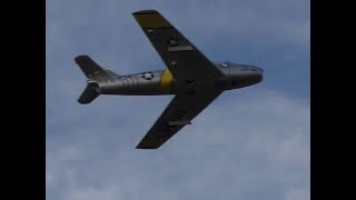 Jakes 2nd F-86 flight   slight problem on landing