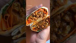 Flavorful Buffalo Chickpea Wraps | Easy Vegan Recipe #shorts #plantbased #vegan