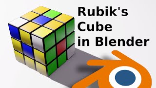 How to make a Rubik's Cube in Blender [ Blender for beginners ]