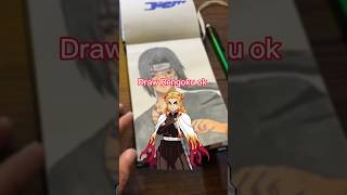 Rengoku drawing ❤️✨|| Deman slayer drawing || anime drawing || #shorts #anime #drawing #dragonball