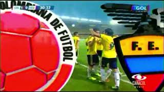 Colombia 🇨🇴 VS 🆚️ Ecuador 🇪🇨 (1-0) Brasil 🇧🇷 2014 Con Eco Letra (06-09-2013) Caracol 🐌 TV 📺