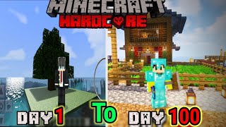 I Survived 100 Days On Island in Minecraft Hardcore (hindi)