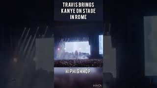 Travis Scott and Kanye West Utopia concert in Rome Circus Maximus