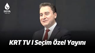 KRT TV'de Seçim Özel programına konuk oluyorum.