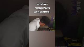 IShowSpeed does toothpaste experiment