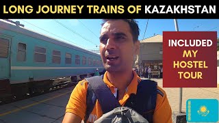 LONG JOURNEY TRAINS OF KAZAKHSTAN | THIRD CLASS SLEEPER