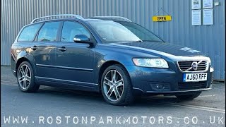 2011 (60) Volvo V50 DRIVe [115] SE Lux 5dr - leather & nav - for sale @rostonparkmotors