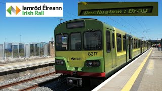 Onboard Irish Rail IE8100 (8317) Class DART Train, Towards: Bray