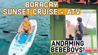 Boracay SUNSET CRUISE + ATV. Andaming Bebeboys! Ep8 | Marvin Samaco