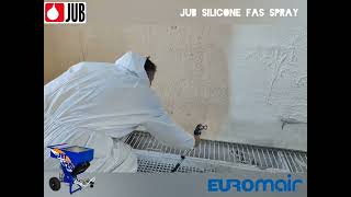 EUROMAIR MINIJET 120 spraying inside and outside paints from JUB