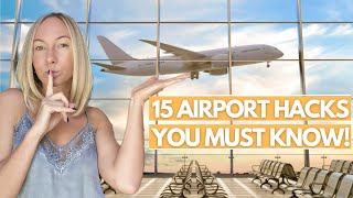 15 AIRPORT HACKS YOU NEED TO KNOW! I Flying Tips for 2024 I Travel Tips