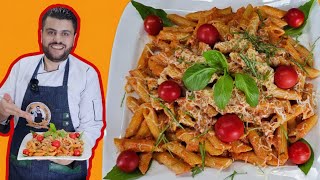 اكتشف سر صلصة الباستا الوردية الخاصة بنا Pink sauce pasta #باستا #شيف_برهان