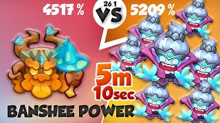 7 x BANSHEE is too much for Treant - 5 min 10 sec | PVP Rush Royale