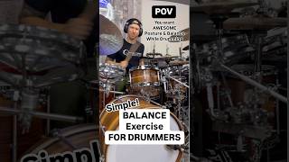 BALANCE Exercise for Drummers - Improve PERFORMANCE With Improved Stability #drumlesson #drums