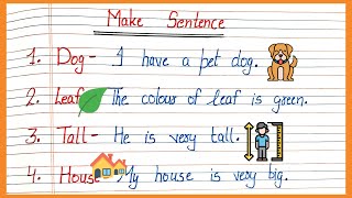 How to make sentences 🔤 😊| 50 make sentence for class 1 | very easy make sentences | make sentence