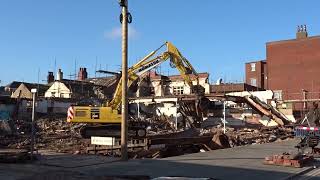 Massive Sections Ripped Out Part 1 Hartes Demolition Blackpool 18/09/2024