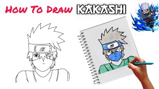 How To Draw KAKASHI | Easy Drawing | #drawingwithdidi