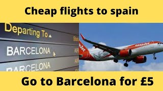 Cheap flights to spain