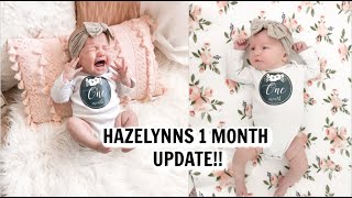 BABY GIRLS 1 MONTH UPDATE // TIME FLYS