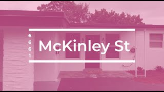 Hollywood FL. Home for Sale - 6661 McKinley St.