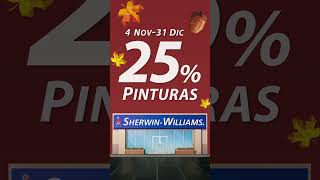 ¡Renueva tu hogar con el 25% de descuento en Pinturas Sherwin-Williams!