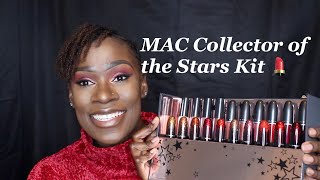 MAC Collector Of The Stars Kit || MAC Lipstick Swatches || Holiday Edition || Becca Wiss