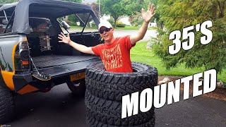 Mounting 35s on a Toyota Tacoma