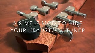 A Simple Mod to Hide Your Headstock Tuner | Tres Cubano | Cuban Tres