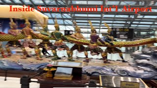 367. Inside Suvharnabhumi  International Airport Bangkok, Thailand to NAIA Phils.