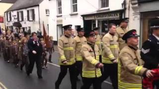 Usk Remembrance  Day Parade 2015