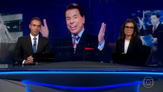 Escalada histórica do Jornal Nacional - Morre o apresentador Silvio Santos - 17/08/2024