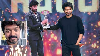 Biggboss Title - உடன் தளபதியை பார்த்து வாழ்த்துக்கள் பெற்றேன் | Raju Meets Vijay in Beast shoot