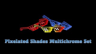 Pixelated Shades Multichrome Set Rocket League