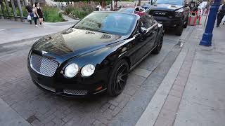 Black Bentley GT Convertible in Toronto | Walkaround + Slow Mode + Reverse Experience