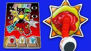 Making INCREDIBOX SPRUNKI Game Book 📚 (➕ Mr. Sun Horror Sprunki Squishy Surgery) DIY 소닉 테이프