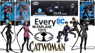 Every DC Multiverse McFarlane Toys Catwoman Comparison List